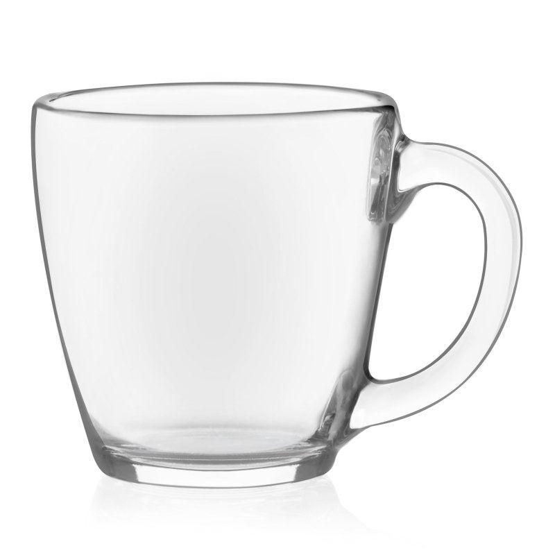 Libbey Tapered Glass Mugs, 15.5 - ounce, Set of 8 - FCHF CITY