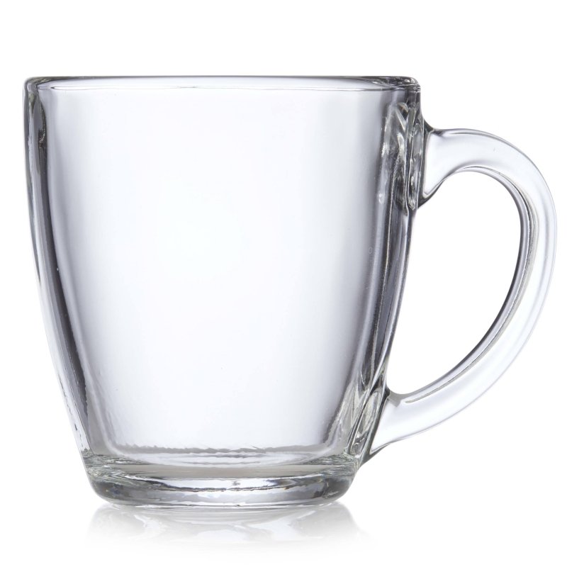 Libbey Tapered Glass Mugs, 15.5 - ounce, Set of 8 - FCHF CITY