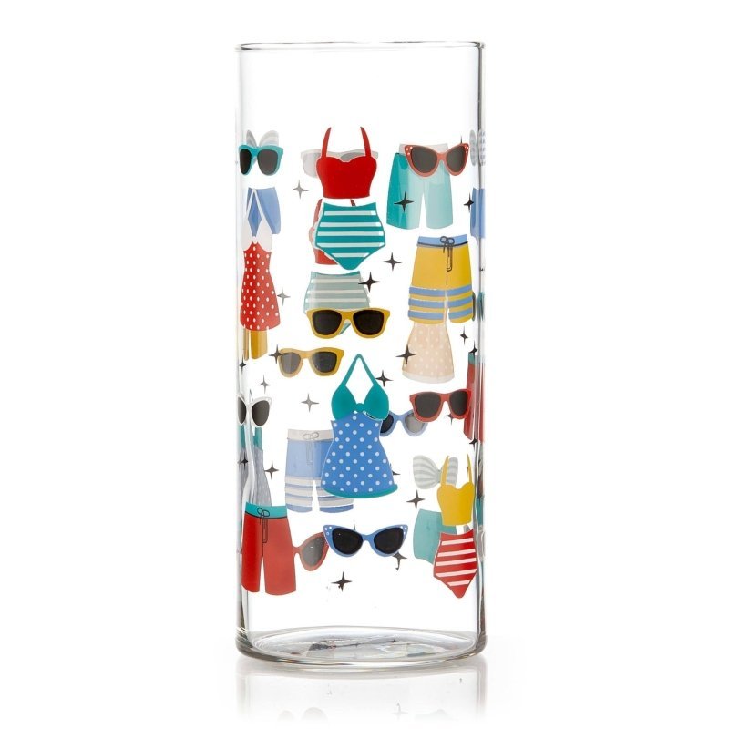 Libbey Vintage Swimsuits Cooler Glasses, 16 - ounce, Set of 4 - FCHF CITY