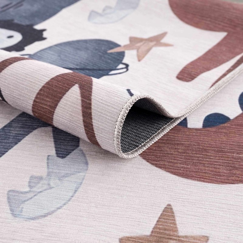 Libra Rainbow Washable Kids Rug - FCHF CITY
