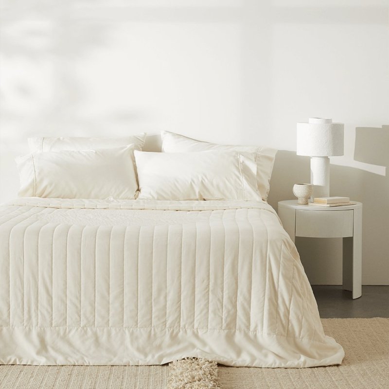 Linen+ Quilted Coverlet - FCHF CITY