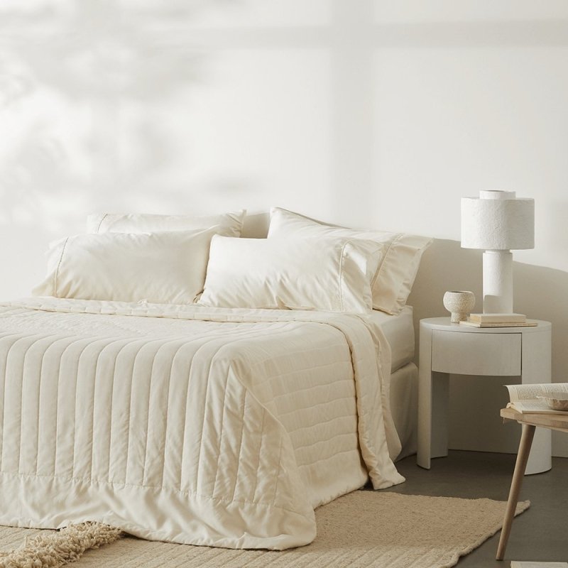 Linen+ Quilted Coverlet - FCHF CITY
