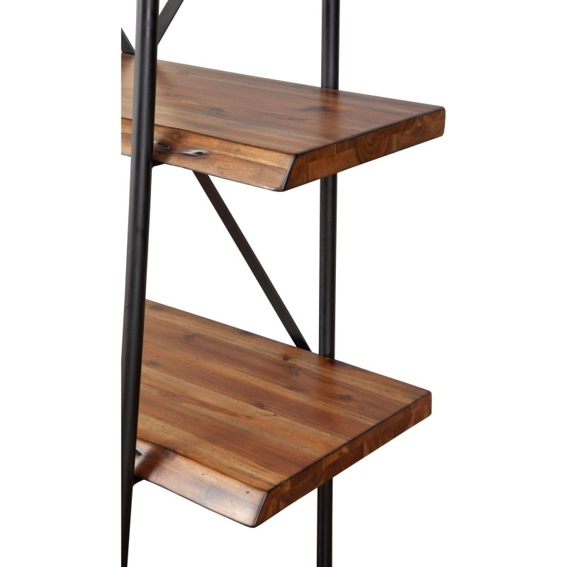 Live Edge Bookshelf, Light Walnut - FCHF CITY