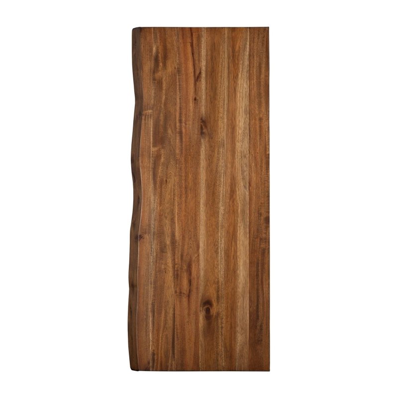 Live Edge Writing Desk, Light Walnut - FCHF CITY