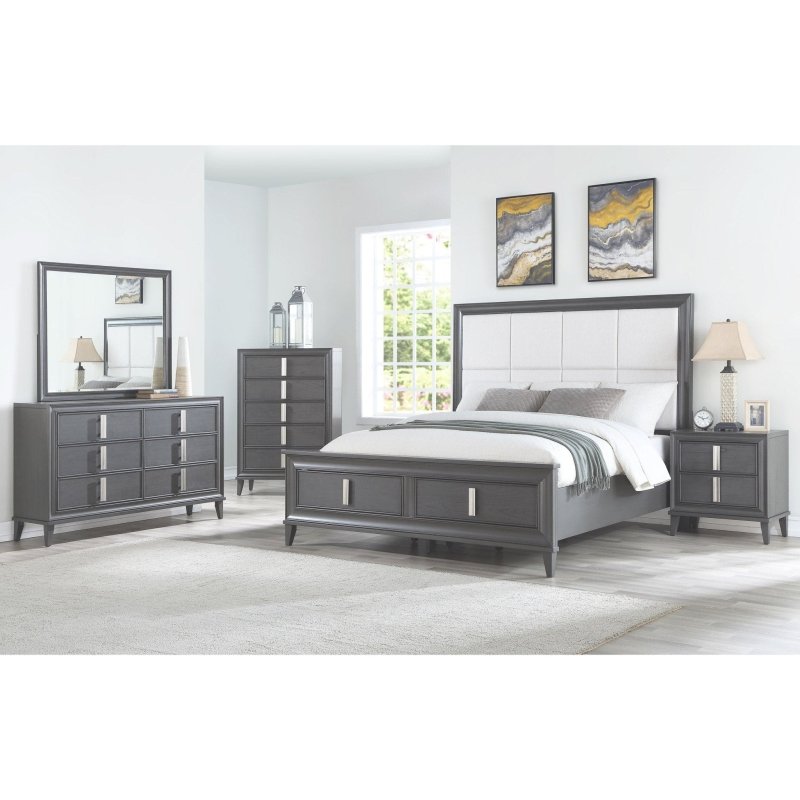 Lorraine Dresser, Dark Grey - FCHF CITY