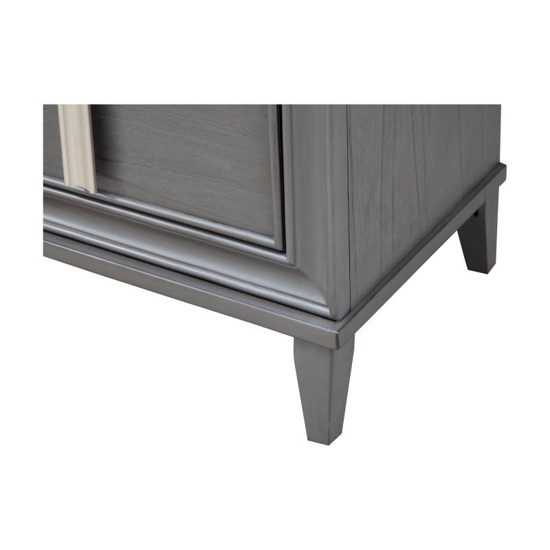 Lorraine Nightstand, Dark Grey - FCHF CITY