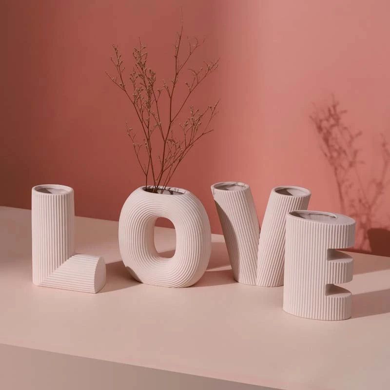 Love Letters Flower Vase - FCHF CITY