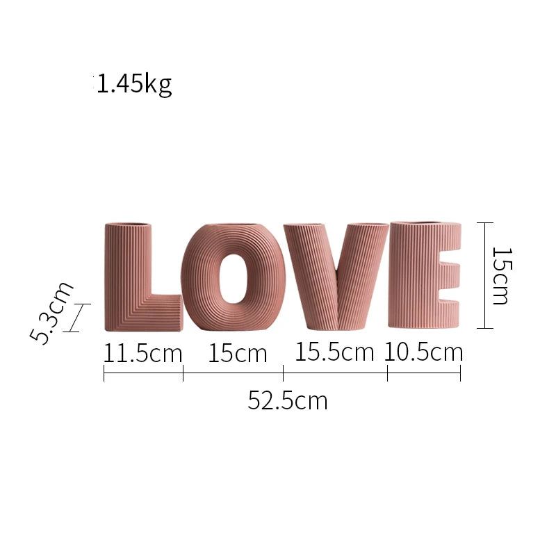 Love Letters Flower Vase - FCHF CITY