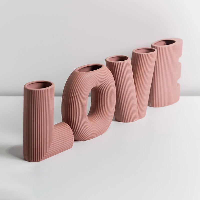 Love Letters Flower Vase - FCHF CITY