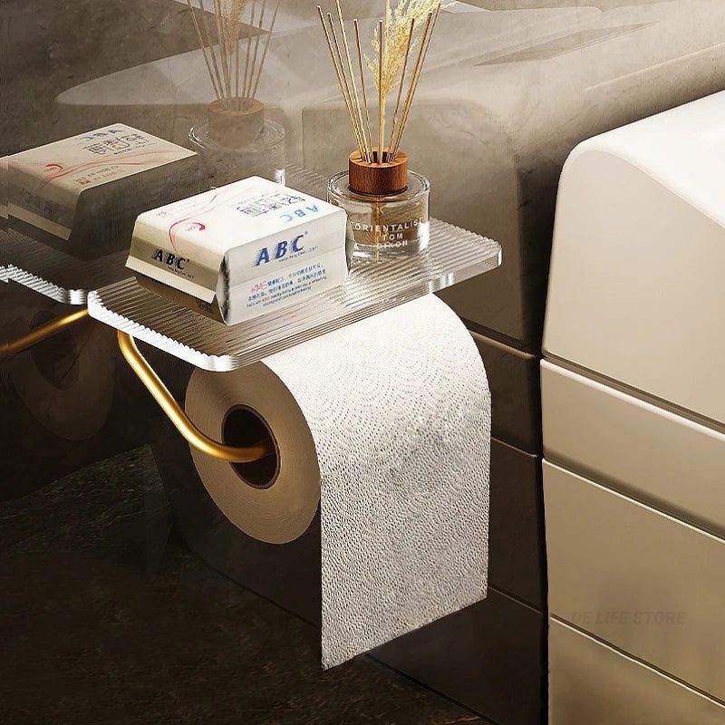 Lux Toilet Paper Holder and Shelf - FCHF CITY