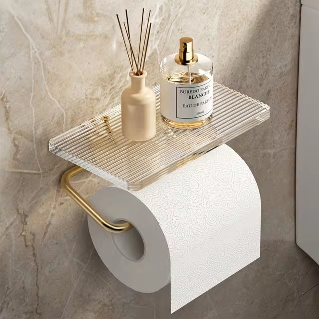 Lux Toilet Paper Holder and Shelf - FCHF CITY