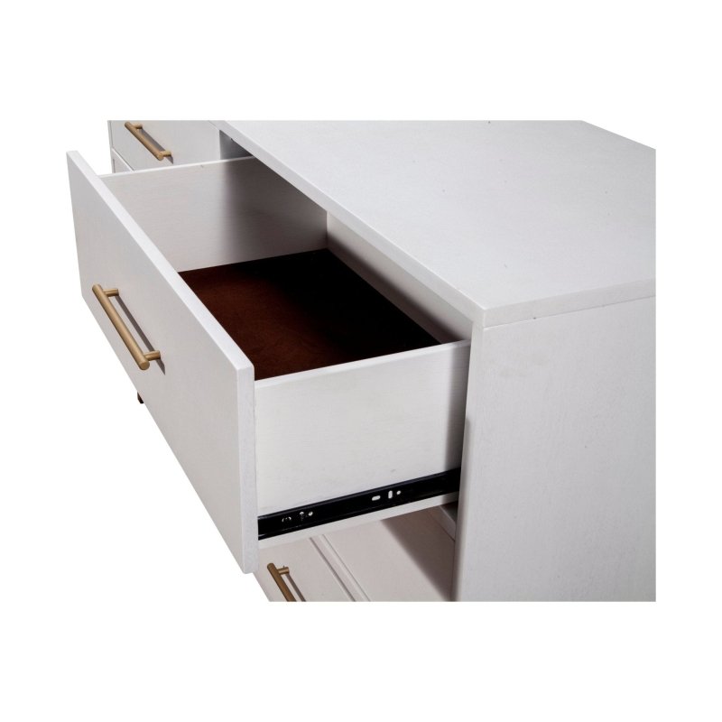 Madelyn Six Drawer Dresser, White - FCHF CITY