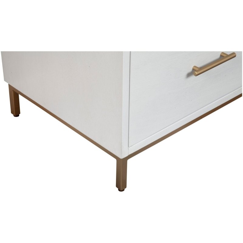 Madelyn Six Drawer Dresser, White - FCHF CITY