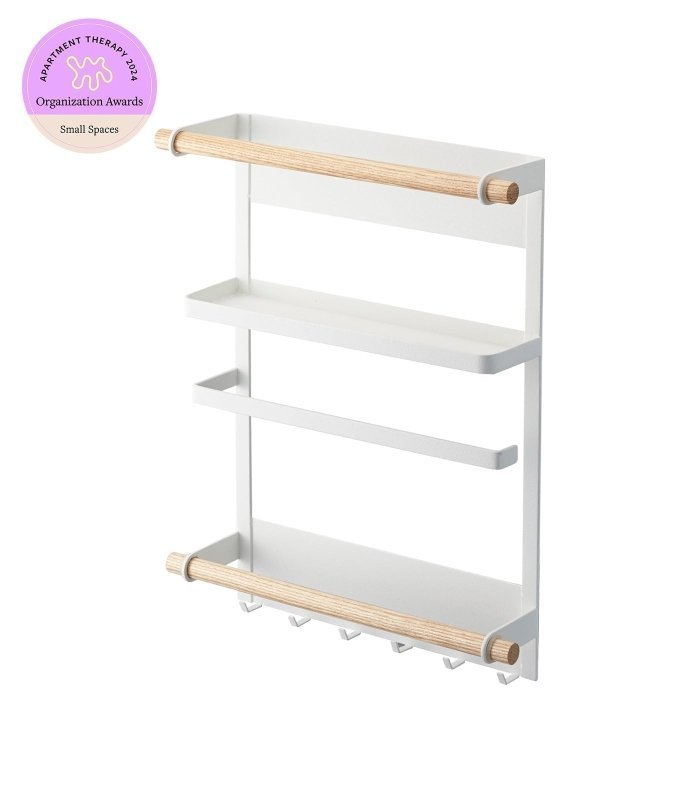 Magnetic Kitchen Organizer - Steel + Wood - FCHF CITY