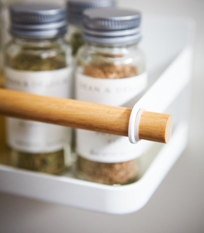 Magnetic Storage Caddy - Steel + Wood - FCHF CITY