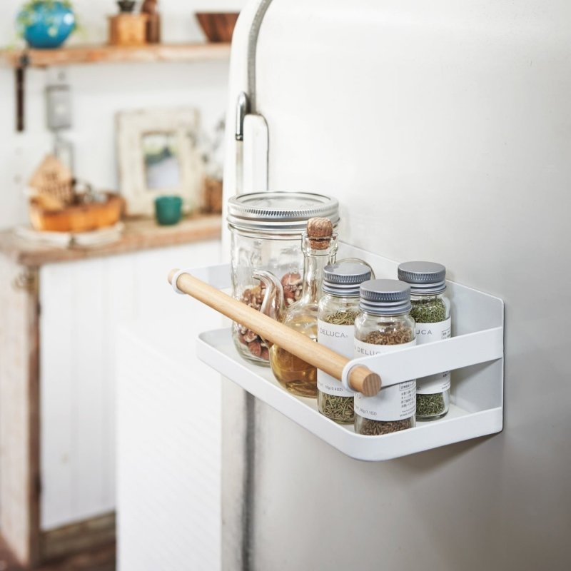 Magnetic Storage Caddy - Steel + Wood - FCHF CITY