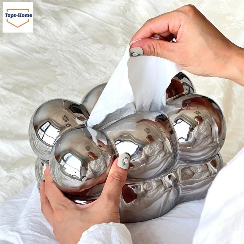 Marshmallow Ceramic Tissue Box - FCHF CITY