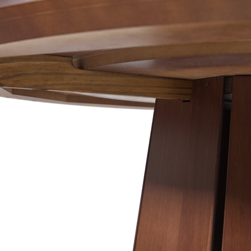 Melrose Wood Pedestal Dining Table - FCHF CITY