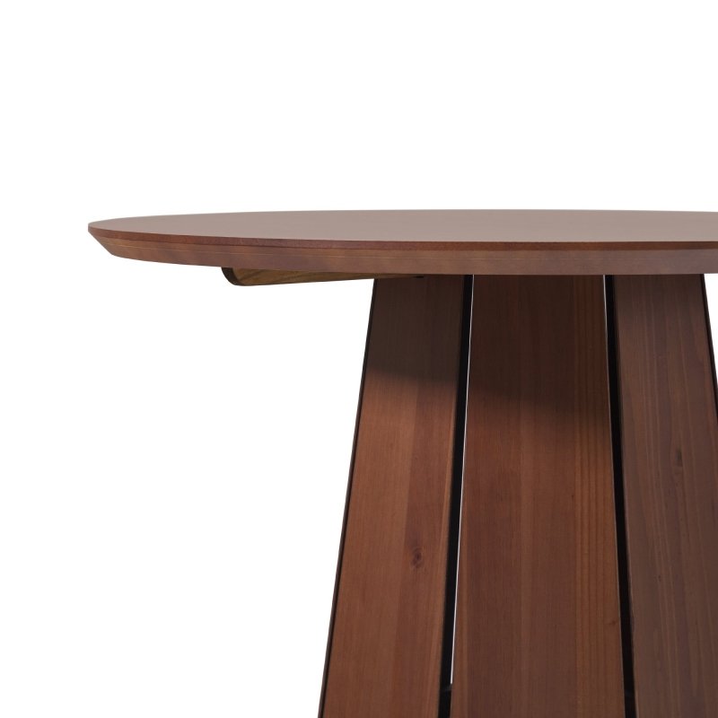 Melrose Wood Pedestal Dining Table - FCHF CITY