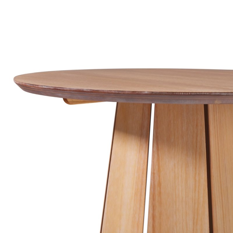 Melrose Wood Pedestal Dining Table - FCHF CITY