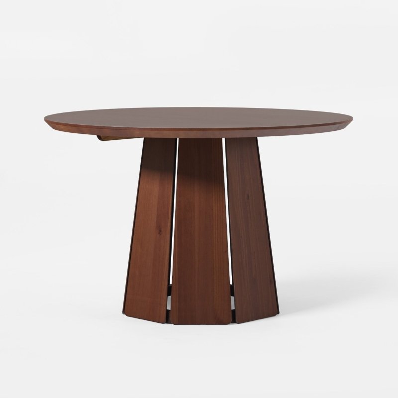 Melrose Wood Pedestal Dining Table - FCHF CITY