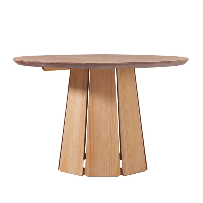 Melrose Wood Pedestal Dining Table - FCHF CITY