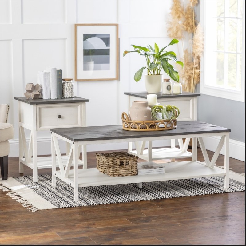 Montgomery 3 - Piece Wood Living Room Set - FCHF CITY