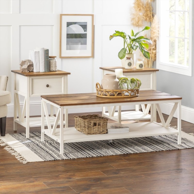 Montgomery 3 - Piece Wood Living Room Set - FCHF CITY