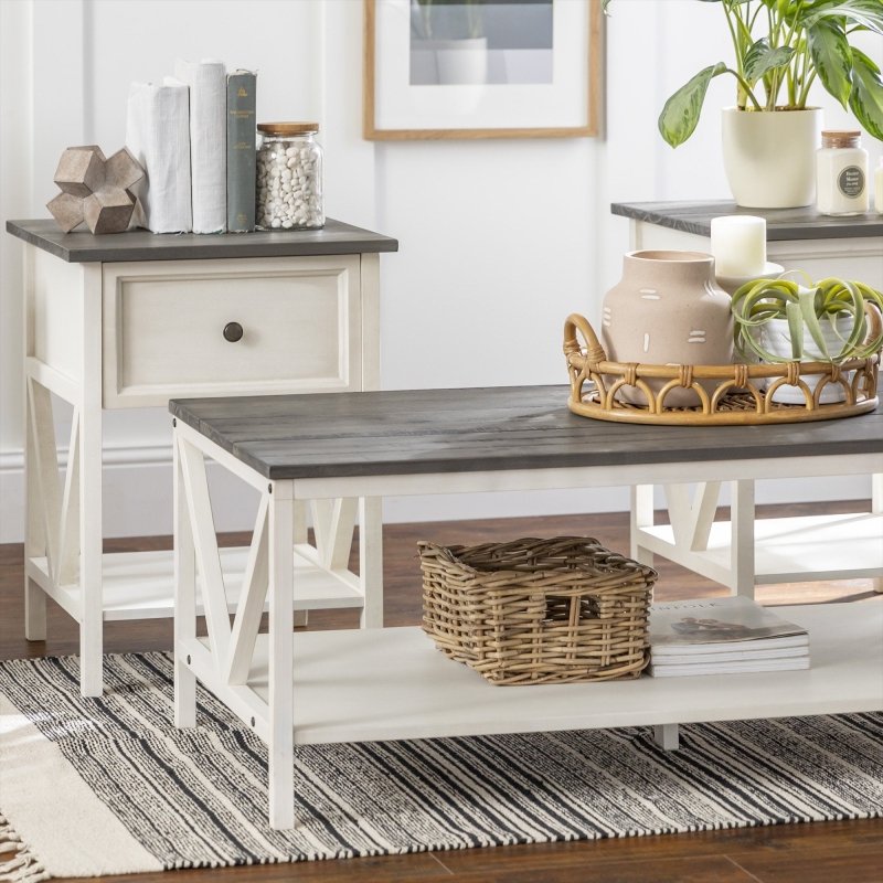 Montgomery 3 - Piece Wood Living Room Set - FCHF CITY