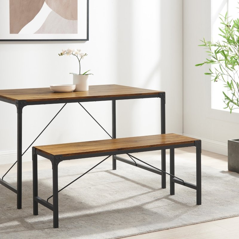 Morgan Iron Dining Bench - FCHF CITY