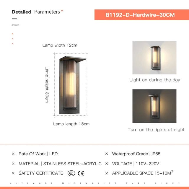 Morros Outdoor Wall Light - FCHF CITY