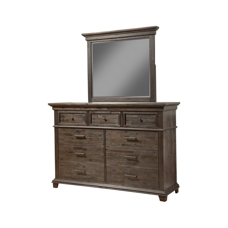 Newberry Mirror, Salvaged Grey - FCHF CITY