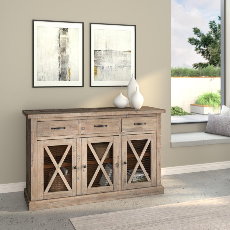 Newberry Sideboard, Weathered Natural - FCHF CITY