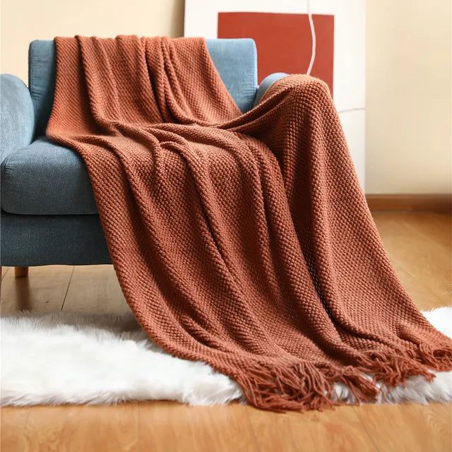 Niana Knitted Blanket - FCHF CITY