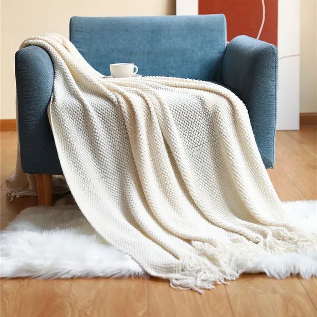 Niana Knitted Blanket - FCHF CITY