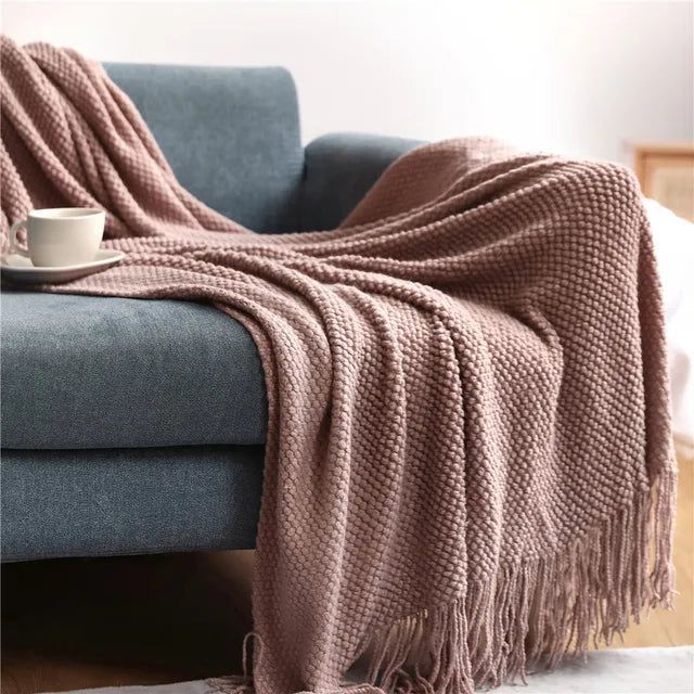 Niana Knitted Blanket - FCHF CITY