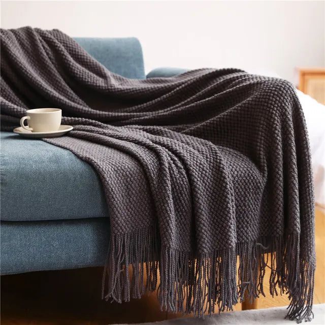 Niana Knitted Blanket - FCHF CITY