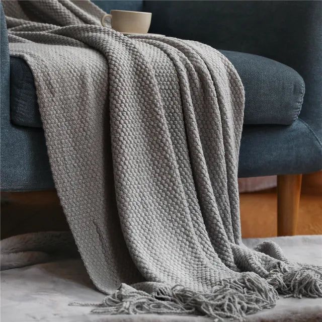 Niana Knitted Blanket - FCHF CITY