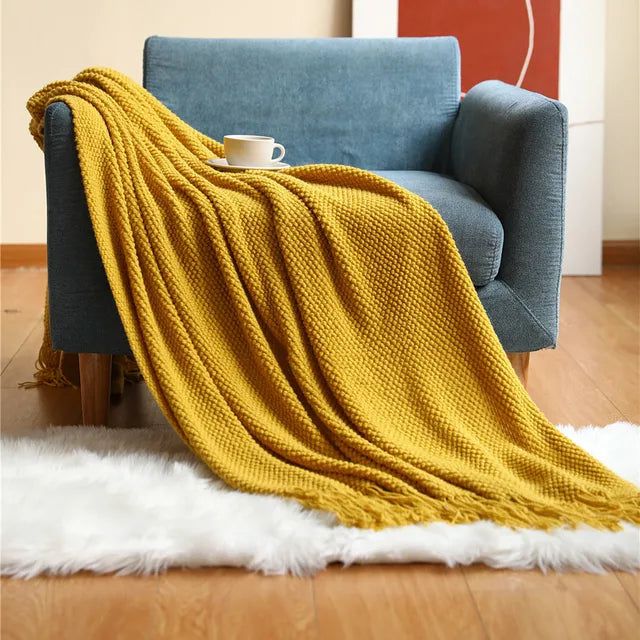 Niana Knitted Blanket - FCHF CITY