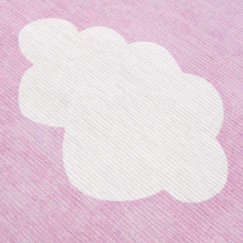 Nizar Pink Cloud Washable Kids Rug - FCHF CITY