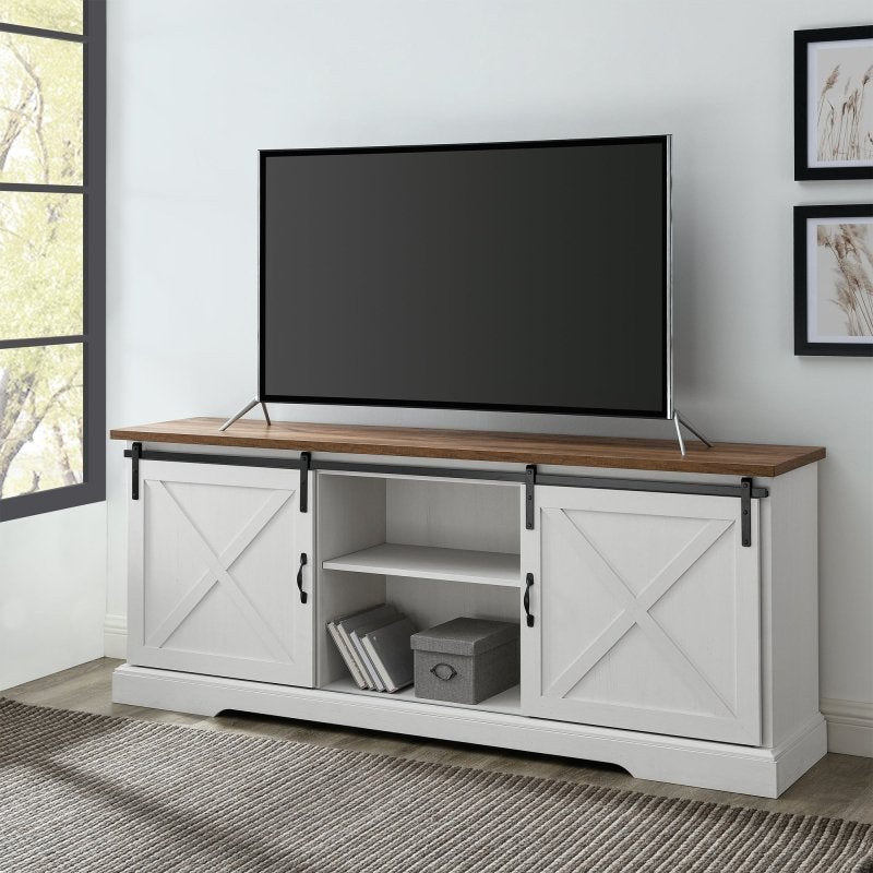 Oakridge Sliding Barn Door TV Console - FCHF CITY
