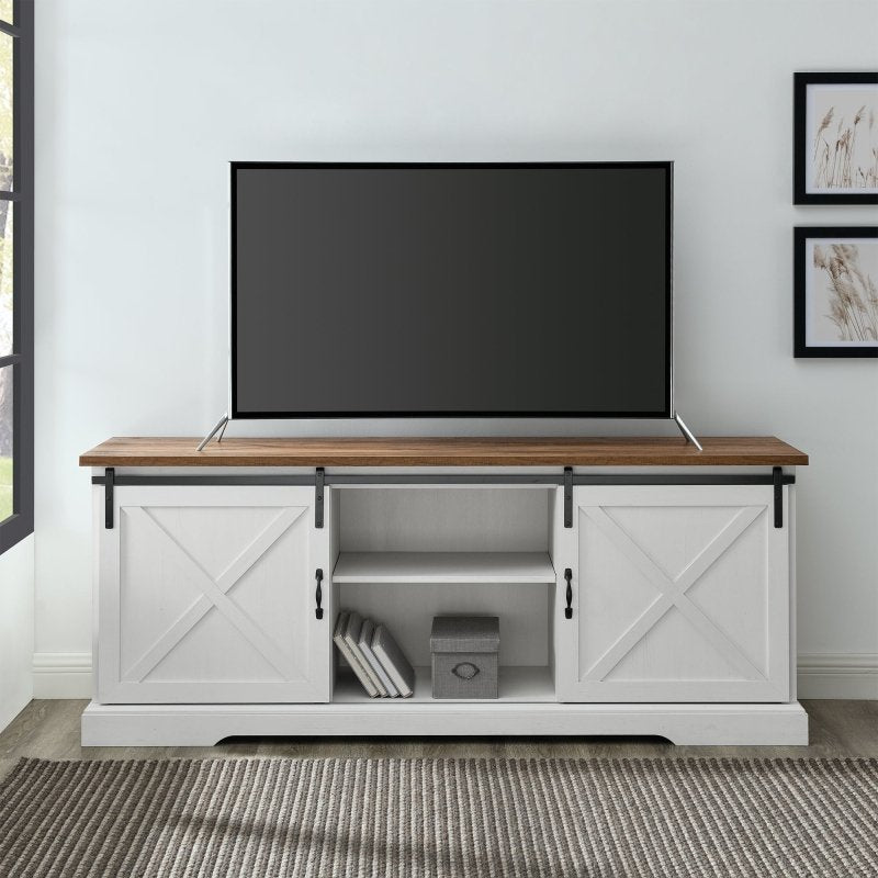 Oakridge Sliding Barn Door TV Console - FCHF CITY