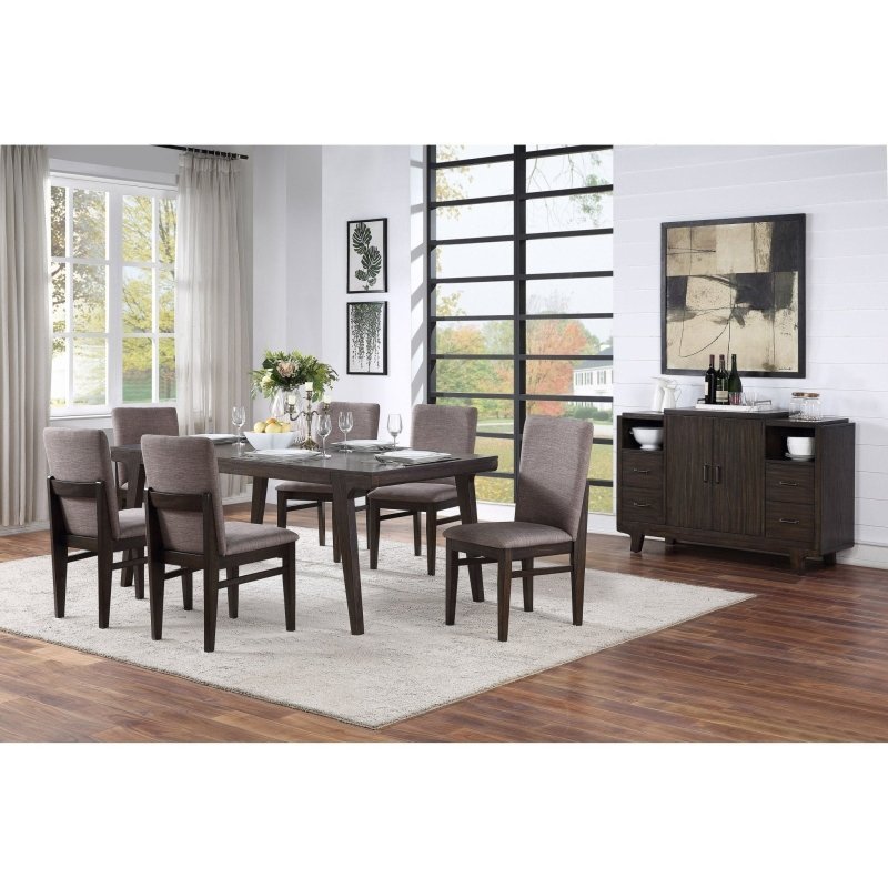 Olejo Side Chairs, Chocolate - FCHF CITY