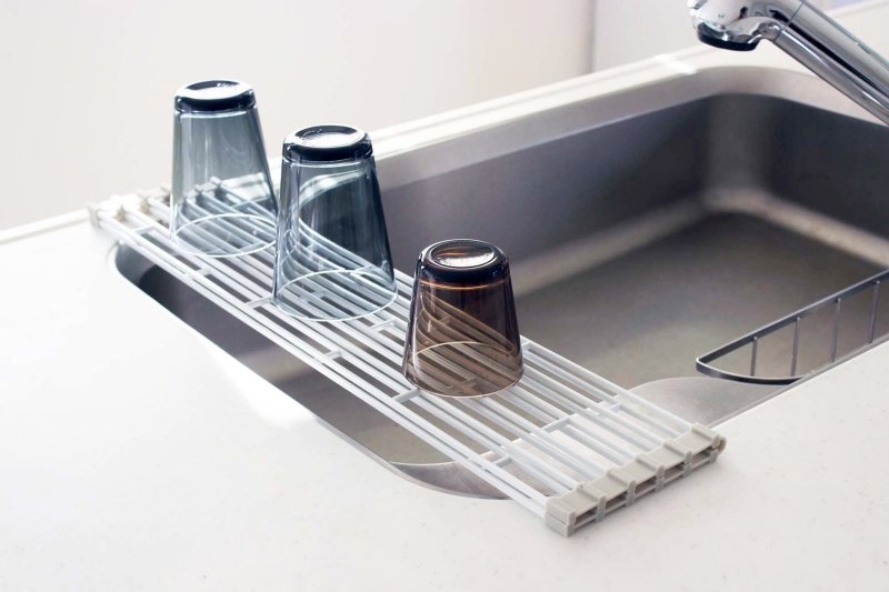 Over - the - Sink Dish Drainer - Steel - FCHF CITY