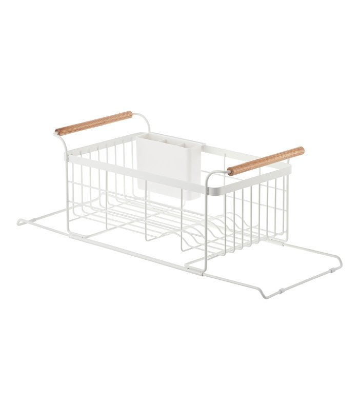 Over - the - Sink Dish Rack - Steel + Wood - FCHF CITY