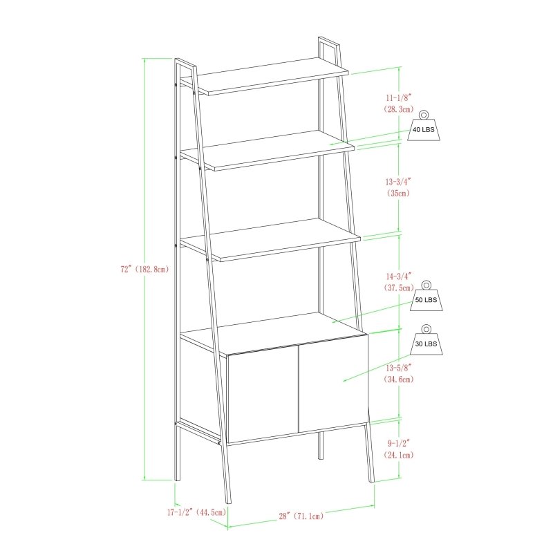 Palmer Storage Bookshelf - FCHF CITY
