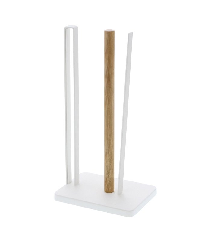 Paper Towel Holder - Steel + Wood - FCHF CITY