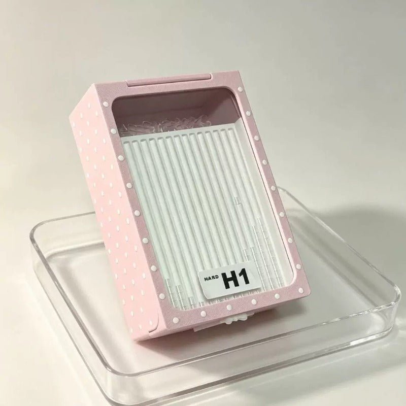 Polka‑Dot Craft Bead Storage Case, Desktop Sorting Holder for Perler Beads - FCHF CITY
