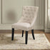 Prairie Upholstered Side Chairs, Cream Linen - FCHF CITY