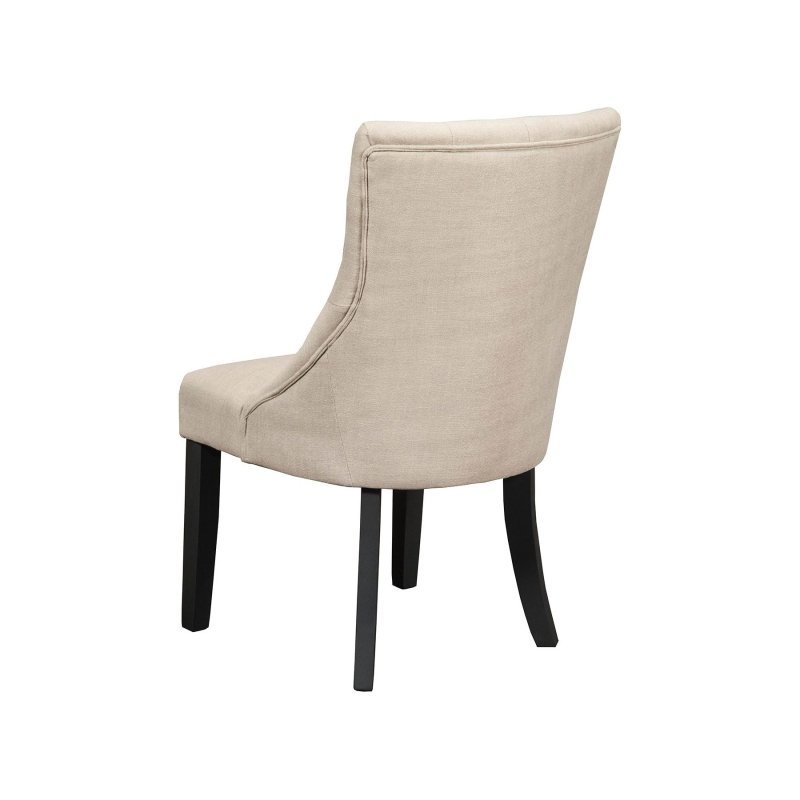 Prairie Upholstered Side Chairs, Cream Linen - FCHF CITY